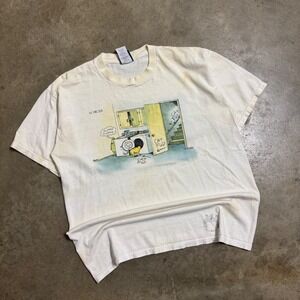 Rare The Far Side Cat Fud T-Shirt Mens Large Vintage 90s Gary Larson Comic